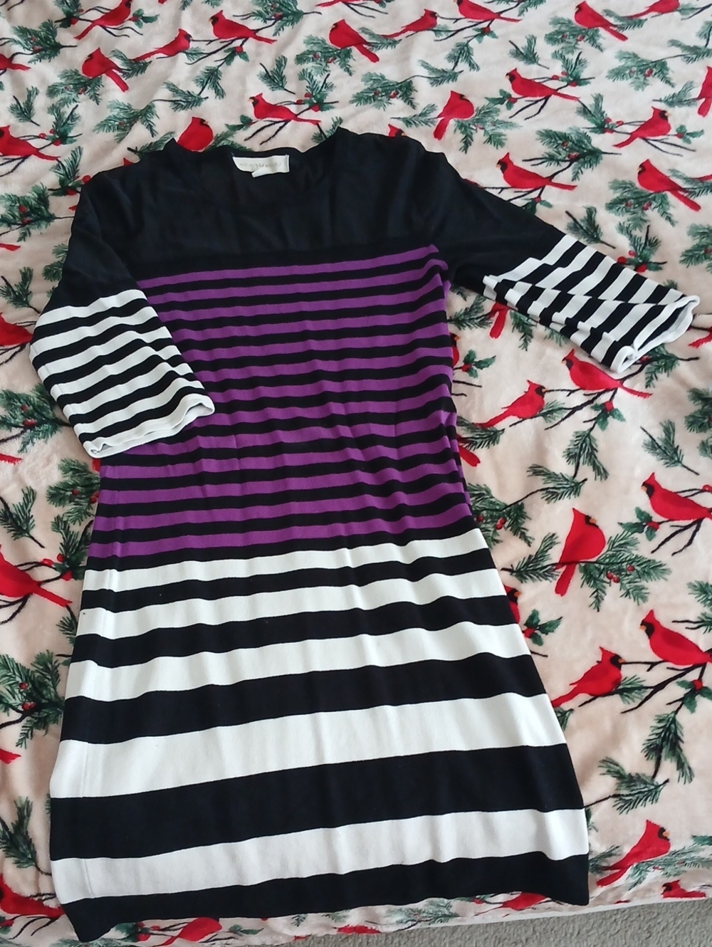 Nicki Minaj Black and White Label Top with Gold Logo